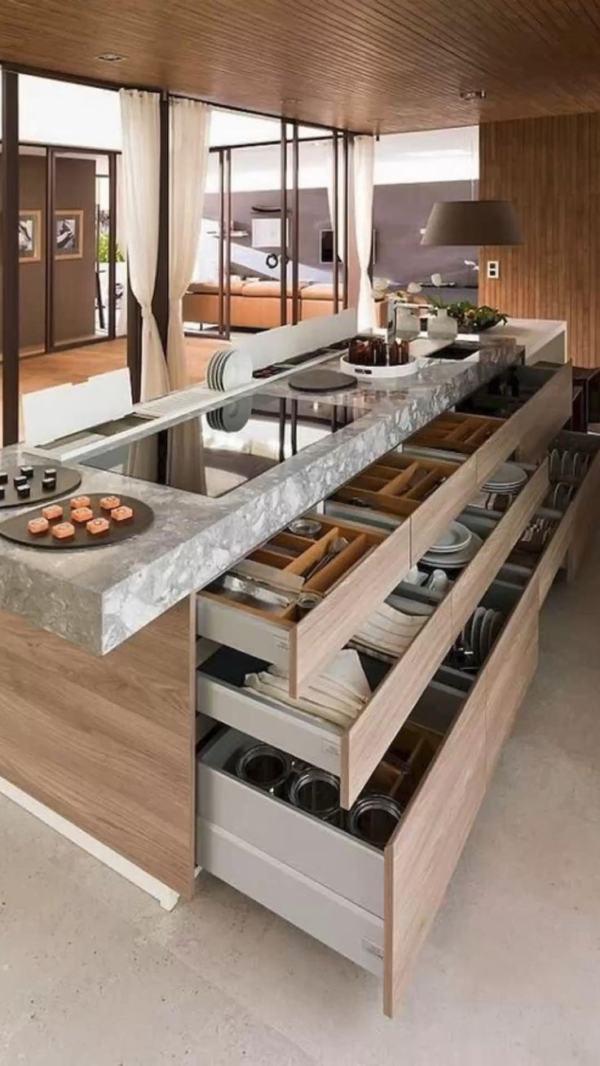 Multi-Drawer Kitchen Counter