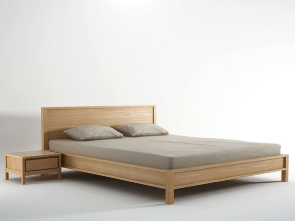 Solid Wood Bed