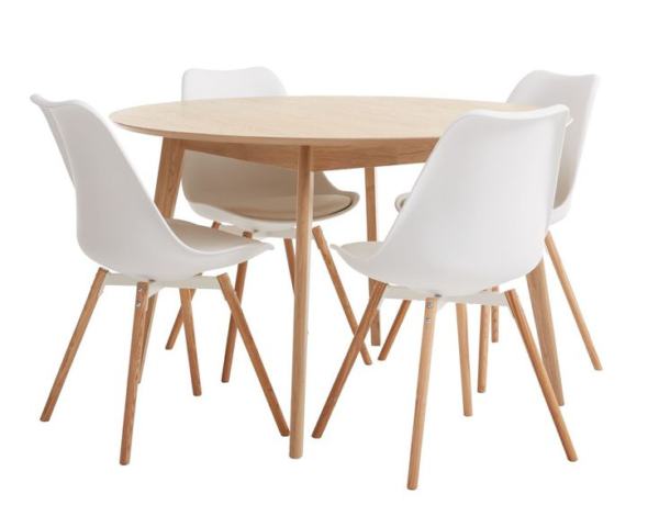 Modern Minimalist Dining Set for 4