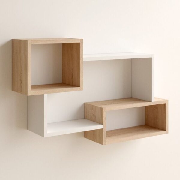 Geometric Wall Mounted Display Shelf